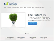 Tablet Screenshot of barclayelectrical.com